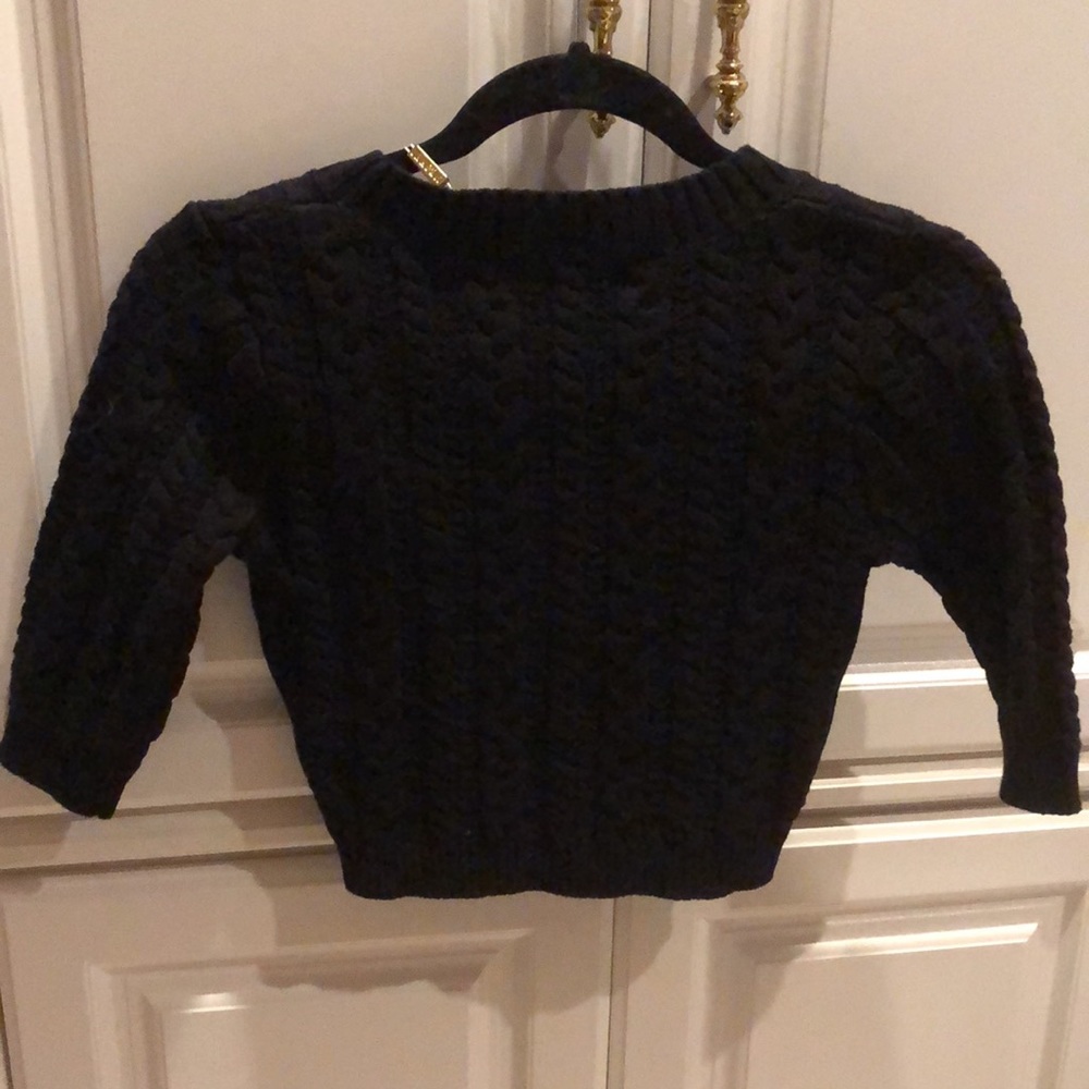 ⭐️Meshki Cropped Cable Knit 3/4 sleeved Sweater - Picture 7 of 16